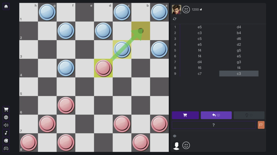 A game in progress