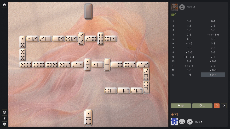 Classic dominoes