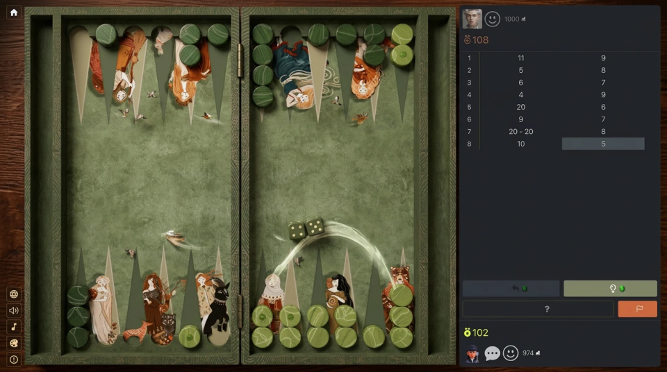 A themed board